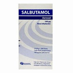 salbutamol aerosol bp 100mg