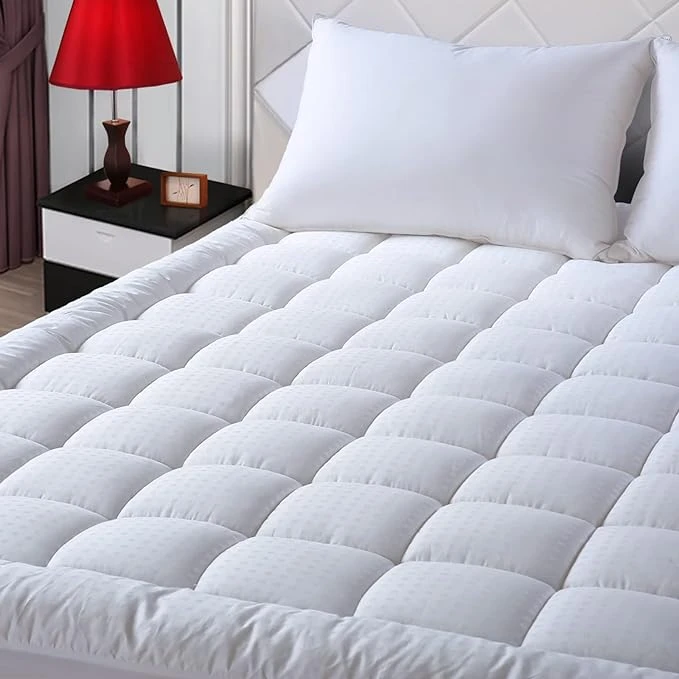 EASELAND Full Size Mattress Pad Pillow Top Mattres...
