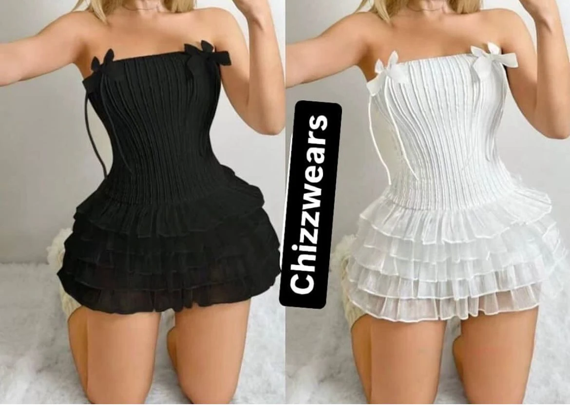 SWEETHEART RUFFLE DRESS