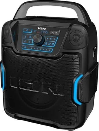ION Audio Sport 320 All-Weather IPX5 Portable Bluetooth Speaker with 320° Degree
