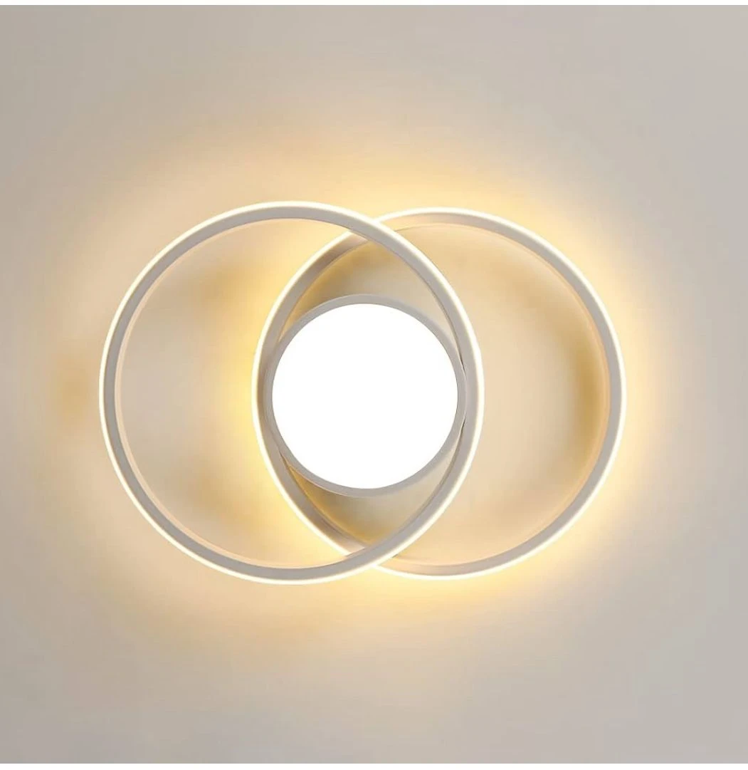 Delaveek LED Living Room Ceiling Light, 42W Modern Kitchen Ceiling Light 4800lm,