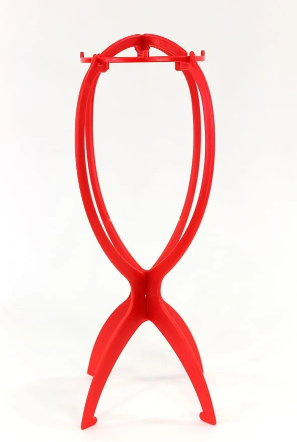 Wig Me Up – Plastic Wig Stand Wig Stand Wig Stand Bracket – Black, Red, Blue, 36