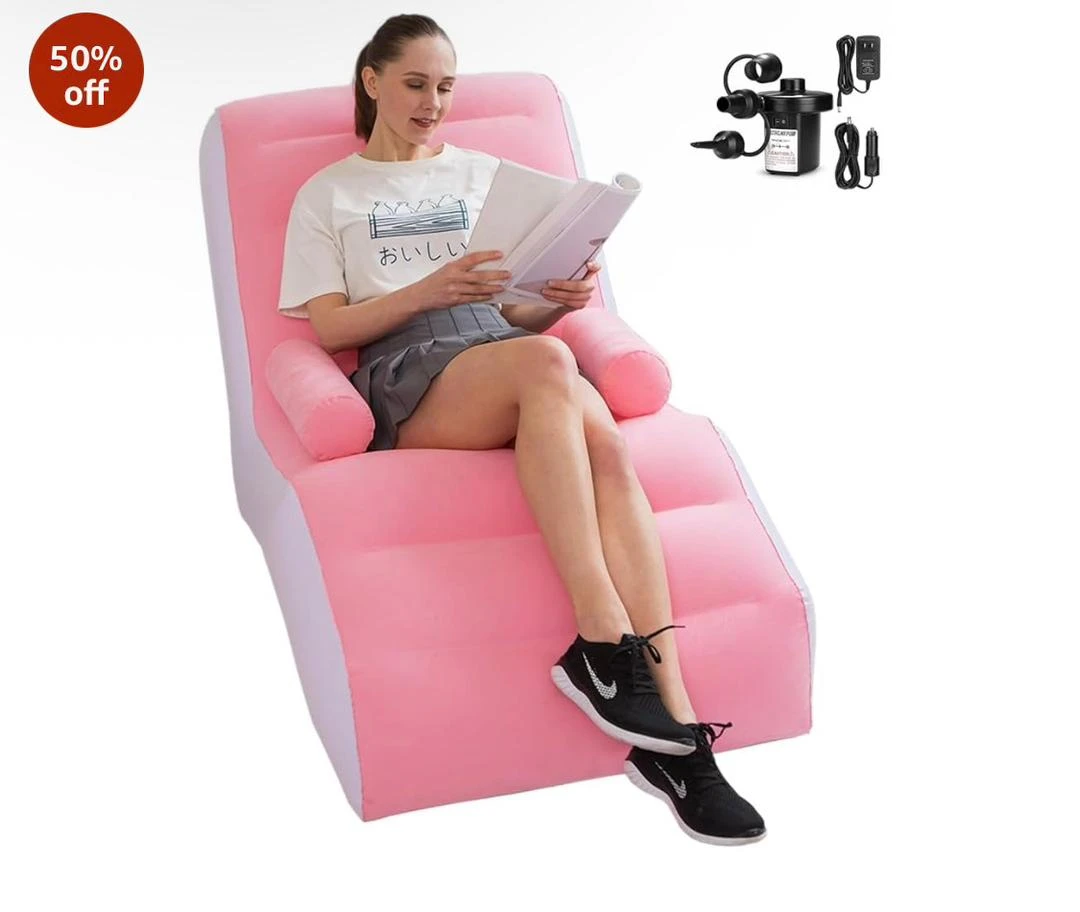 DIVINE PVC Inflatable Recliner Sofa for Ultimate Relaxation Inflatable Lounge Ch
