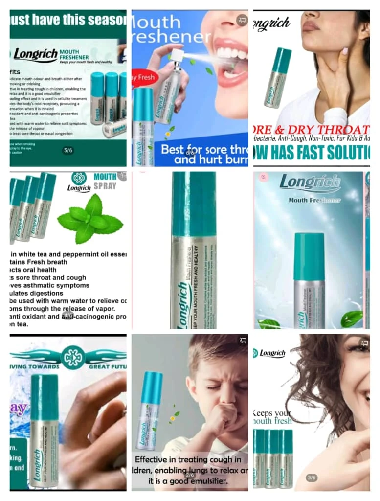 Longrich mouth freshner