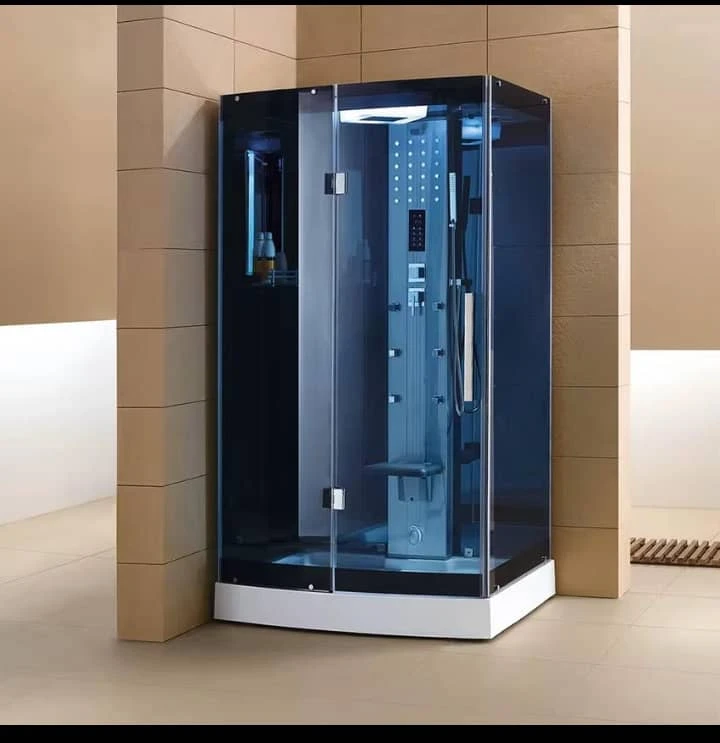 Luxury Steam Shower Cabin with LED and Hydro Massage System