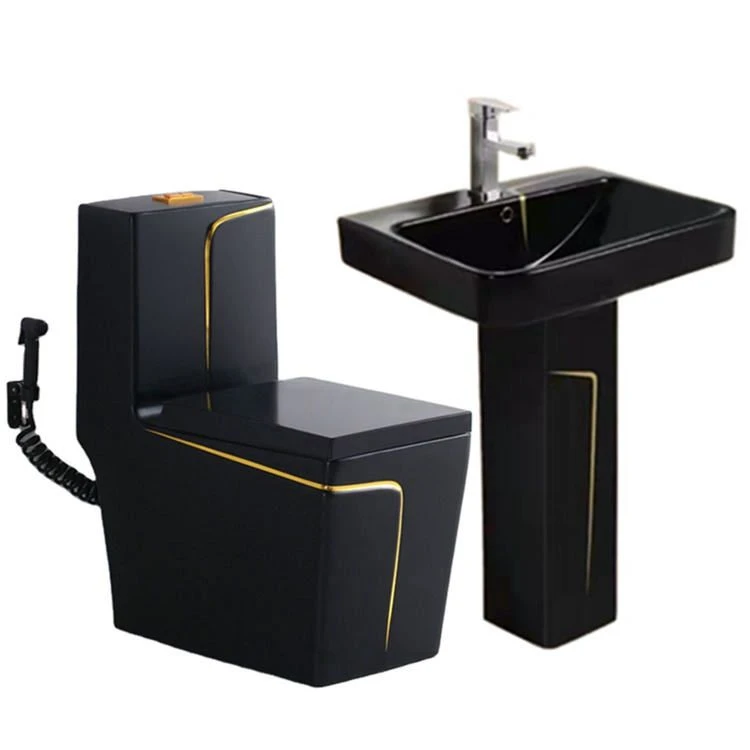 Modern Square Sanitary Ware Wc Combo Ceramic Toilet