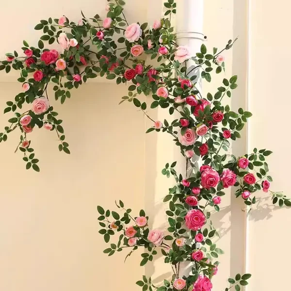 Artificial Rose Vine Garland / Floral Arch Decoration