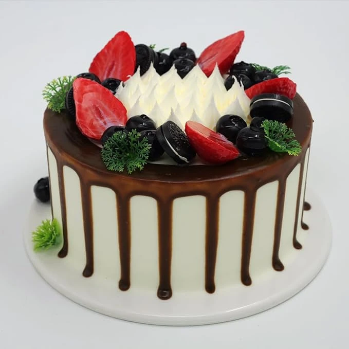 Nice purchase Fake Birthday Cake Realistic Fake Food Bakery Shop Cake Display Mo