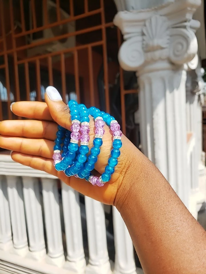 Beaded Bracelet with Decorative Accents