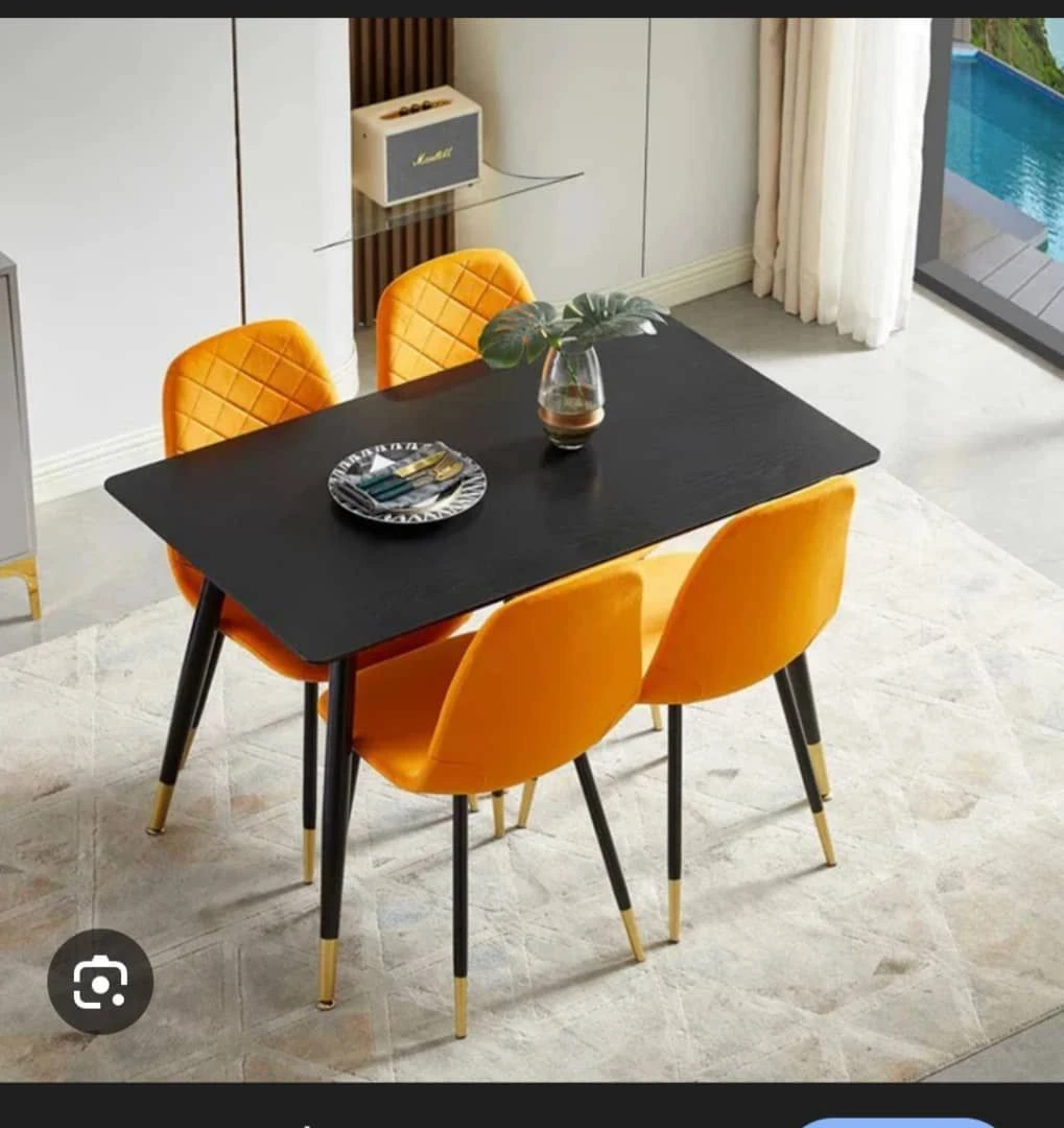 Modern Rectangular Dining Table Set