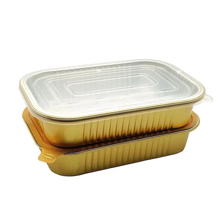 100ML Gold-colored, rectangular aluminum foil 3 ba...