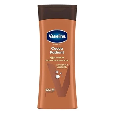 Vaseline Cocoa Radiant  – Intensive Care Moisturizing Hand and Body Lotion with 