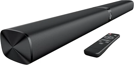 Sound Bar for Smart TV, Soundbar with Bluetooth/ARC/Opt/AUX Connect, Auto Volume