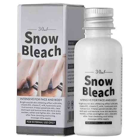 Snow Bleach Cream for for Private Part, Intimate Areas-Underarm, Neck, Armpit, Knees, Elbow Face and Body Skin