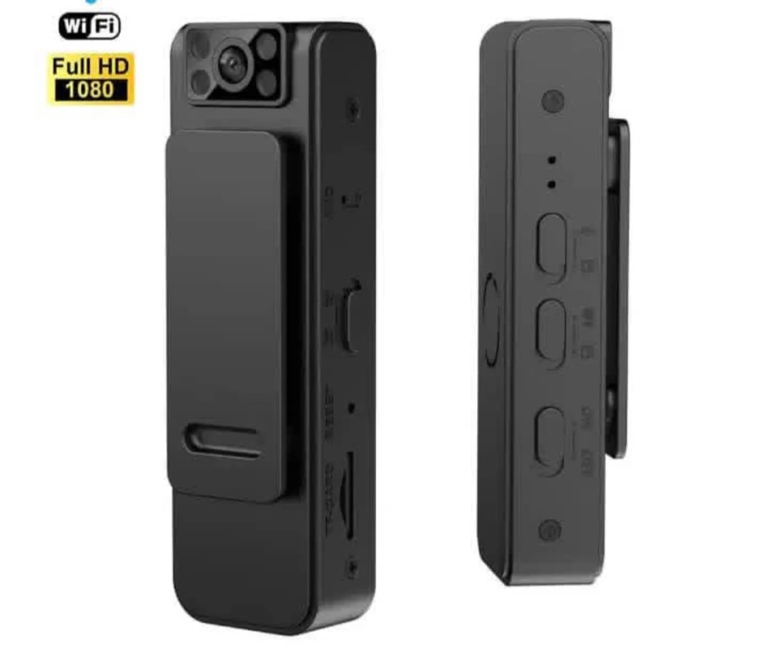 Mini Body Camera Video Recorder, 1080P Small Portable Wearable Hidden Cameras with Clip & Night Vision, Micro Pocket Body Worn Cam for Sport, Pet, Home Office, Work Records(NO WiFi & APP)