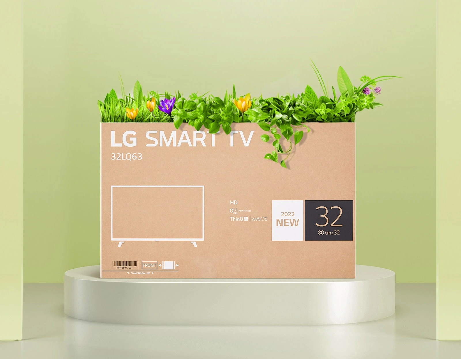 LG 32" 4K UHD Smart TV – 32UQ70