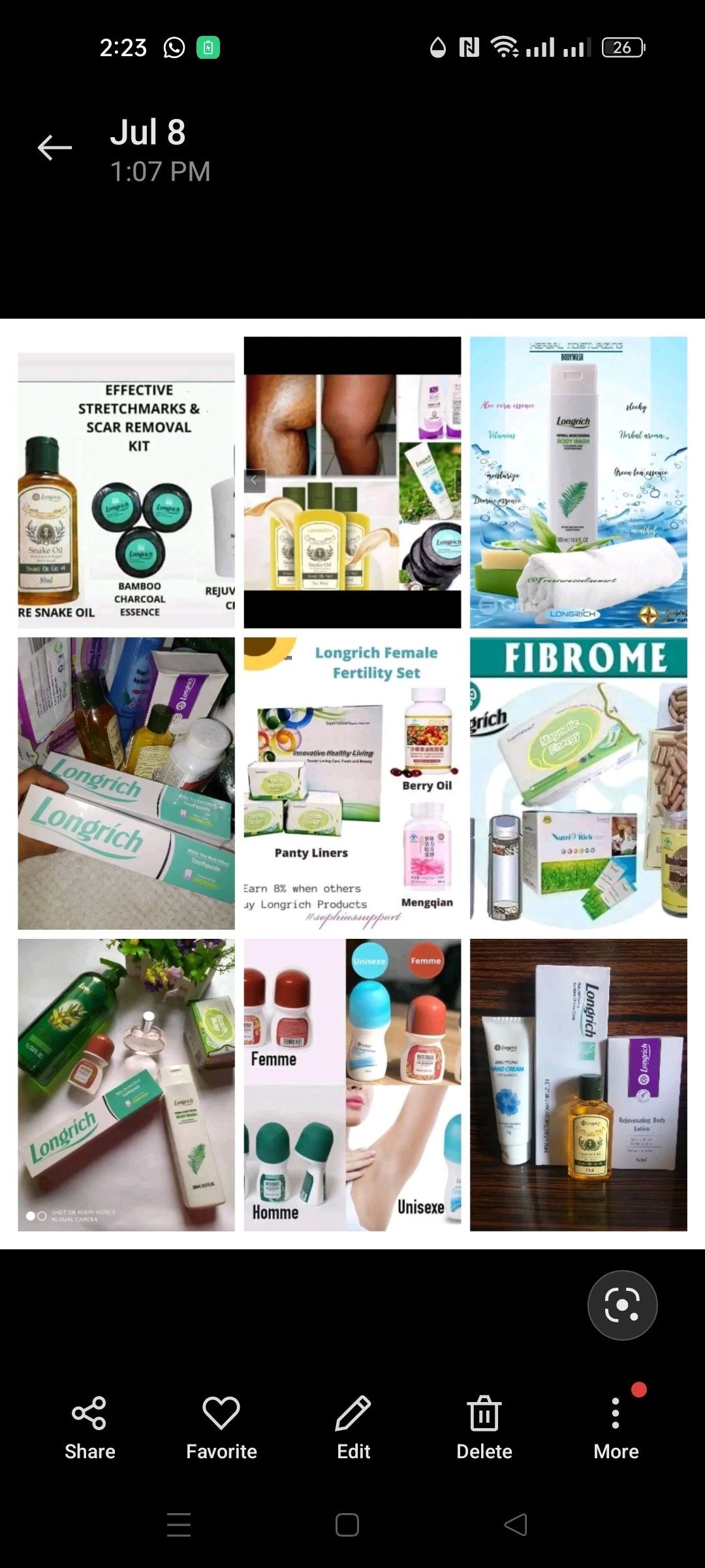 Krypton's longrich products
